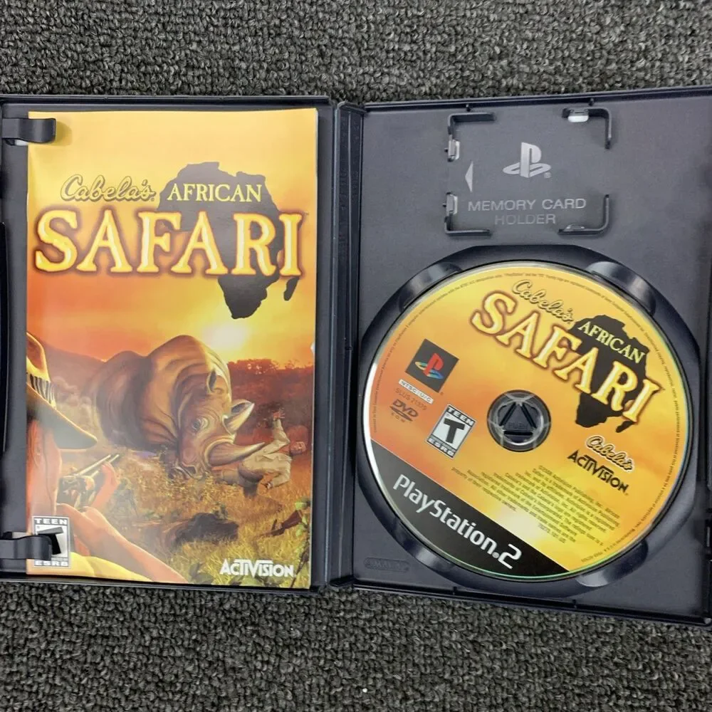 Cabelas Hunting PS2 Game Lot Of 4 (Playstation 2) Dangerous Hunts Safari Trophy